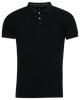 The Superdry Mens Vintage Destroyed Polo Shirt in Black