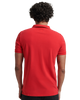 The Superdry Mens Vintage Destroyed Polo Shirt in Rouge Red