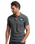 The Superdry Mens Superstate Polo Shirt in Rich Charcoal Marl