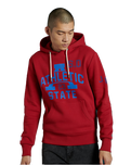 The Superdry Mens Track & Field Classic Hoodie in Chilli Pepper