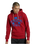 The Superdry Mens Track & Field Classic Hoodie in Chilli Pepper