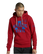 The Superdry Mens Track & Field Classic Hoodie in Chilli Pepper