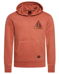 The Superdry Mens Vintage 90's Terrain Hoodie in Pureed Pumpkin