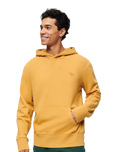 The Superdry Mens Vintage Washed Hoodie in Turmeric Tan Light Brown