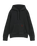 The Superdry Mens Contrast Stitch Relaxed Hoodie in Washed Black