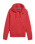 The Superdry Mens Essential Logo Hoodie in Cranberry Crush Red