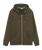 The Superdry Mens Essential Logo Zip Hoodie in Army Khaki