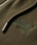 The Superdry Mens Essential Logo Zip Hoodie in Army Khaki