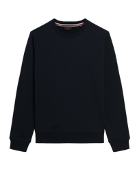 The Superdry Mens Essential Logo Sweatshirt in Eclipse Navy