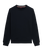 The Superdry Mens Essential Logo Sweatshirt in Eclipse Navy