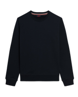 The Superdry Mens Essential Logo Sweatshirt in Eclipse Navy