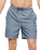 The Superdry Mens Premium Embroidered Swimshorts in Stormy Weather Grey