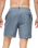 The Superdry Mens Premium Embroidered Swimshorts in Stormy Weather Grey