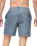 The Superdry Mens Premium Embroidered Swimshorts in Stormy Weather Grey