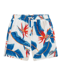 The Superdry Mens Recycled Hawaiian Print Swimshorts in Optic Paradise