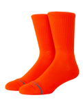 The Stance Mens Icon Socks in Tomato