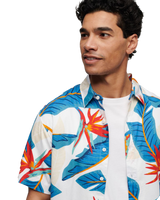 The Superdry Mens Hawaiian Shirt in Optic Paradise