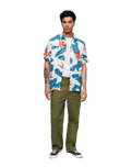 The Superdry Mens Hawaiian Shirt in Optic Paradise