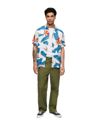 The Superdry Mens Hawaiian Shirt in Optic Paradise