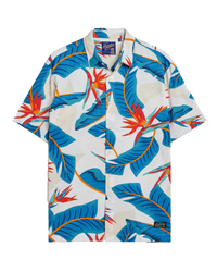 The Superdry Mens Hawaiian Shirt in Optic Paradise