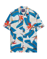 The Superdry Mens Hawaiian Shirt in Optic Paradise