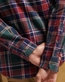 The Superdry Mens Vintage Lumberjack Shirt in Doyle Check Green