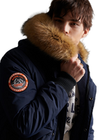 The Superdry Mens Everest Bomber Jacket in Nautical Navy