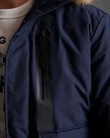 The Superdry Mens Everest Bomber Jacket in Nautical Navy