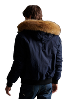 The Superdry Mens Everest Bomber Jacket in Nautical Navy