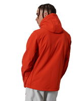 The Superdry Mens Hooded Softshell Jacket in Red Apple