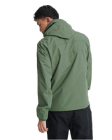 The Superdry Mens Technical Pop Zip Windcheater Jacket in Khaki