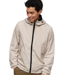 The Superdry Mens Hooded SD Windbreaker Jacket in Chateau Grey