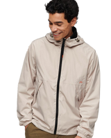 The Superdry Mens Hooded SD Windbreaker Jacket in Chateau Grey