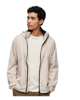 The Superdry Mens Hooded SD Windbreaker Jacket in Chateau Grey