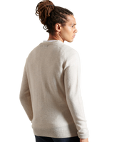 The Superdry Mens Harlo Jumper in Ecru Marl