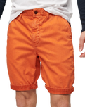 The Superdry Mens Vintage International Walkshorts in Burnt Orange