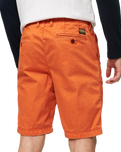 The Superdry Mens Vintage International Walkshorts in Burnt Orange