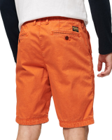 The Superdry Mens Vintage International Walkshorts in Burnt Orange