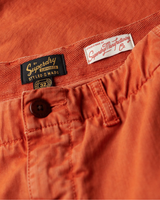 The Superdry Mens Vintage International Walkshorts in Burnt Orange
