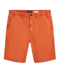 The Superdry Mens Vintage International Walkshorts in Burnt Orange