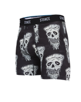 The Stance Mens Pizza Face Boxers in Black & White