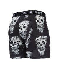 The Stance Mens Pizza Face Boxers in Black & White