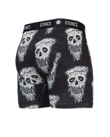 The Stance Mens Pizza Face Boxers in Black & White