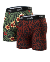 The Stance Mens Brand Love Boxer Brief (2 Pack) in Multi