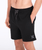 The Hurley Mens One & Only Solid Volley Shorts in Black