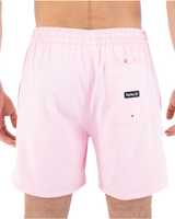 The Hurley Mens One & Only Solid Volley Shorts in Lollipop