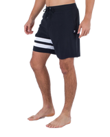 The Hurley Mens Block Party Boardshorts in Black