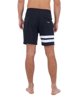 The Hurley Mens Block Party Boardshorts in Black