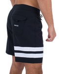 The Hurley Mens Block Party Boardshorts in Black