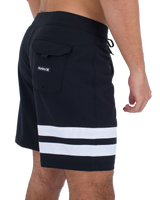 The Hurley Mens Block Party Boardshorts in Black